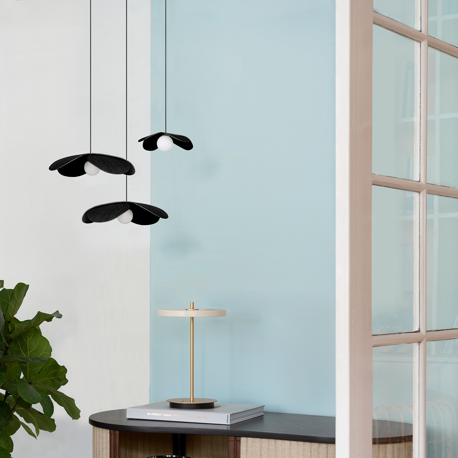 pendelleuchte umage forget me not schwarz 76950