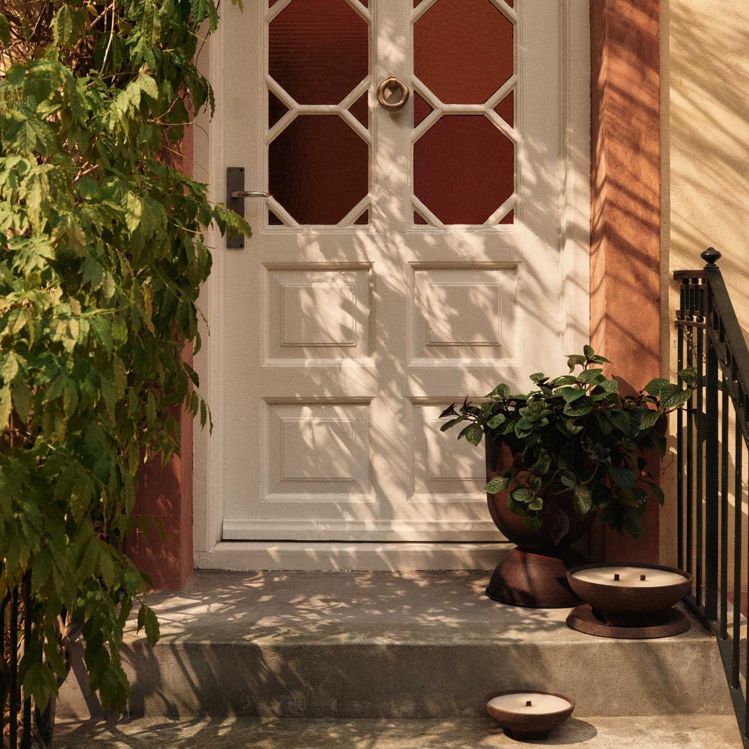 Ferm Living - Hourglass Pot rust extra small