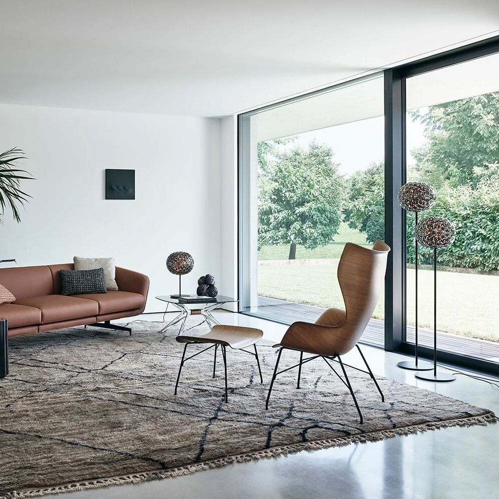 kartell planet stehlampe rauch 102660