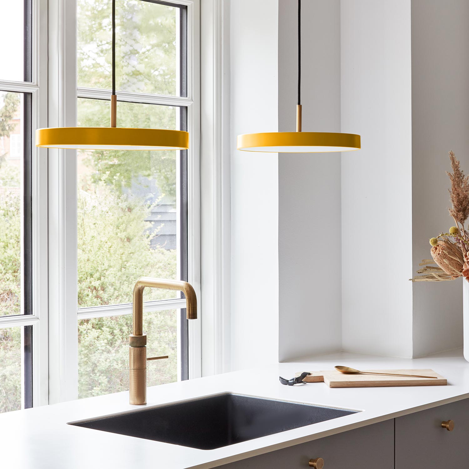 asteria mini gelb messing kueche umage 66156