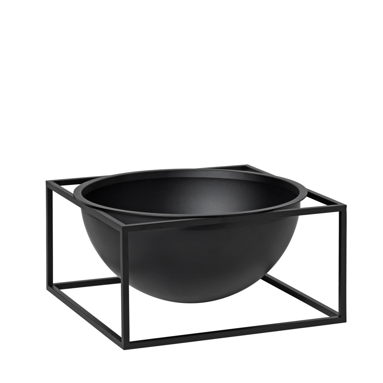 Kubus centerpiece big black