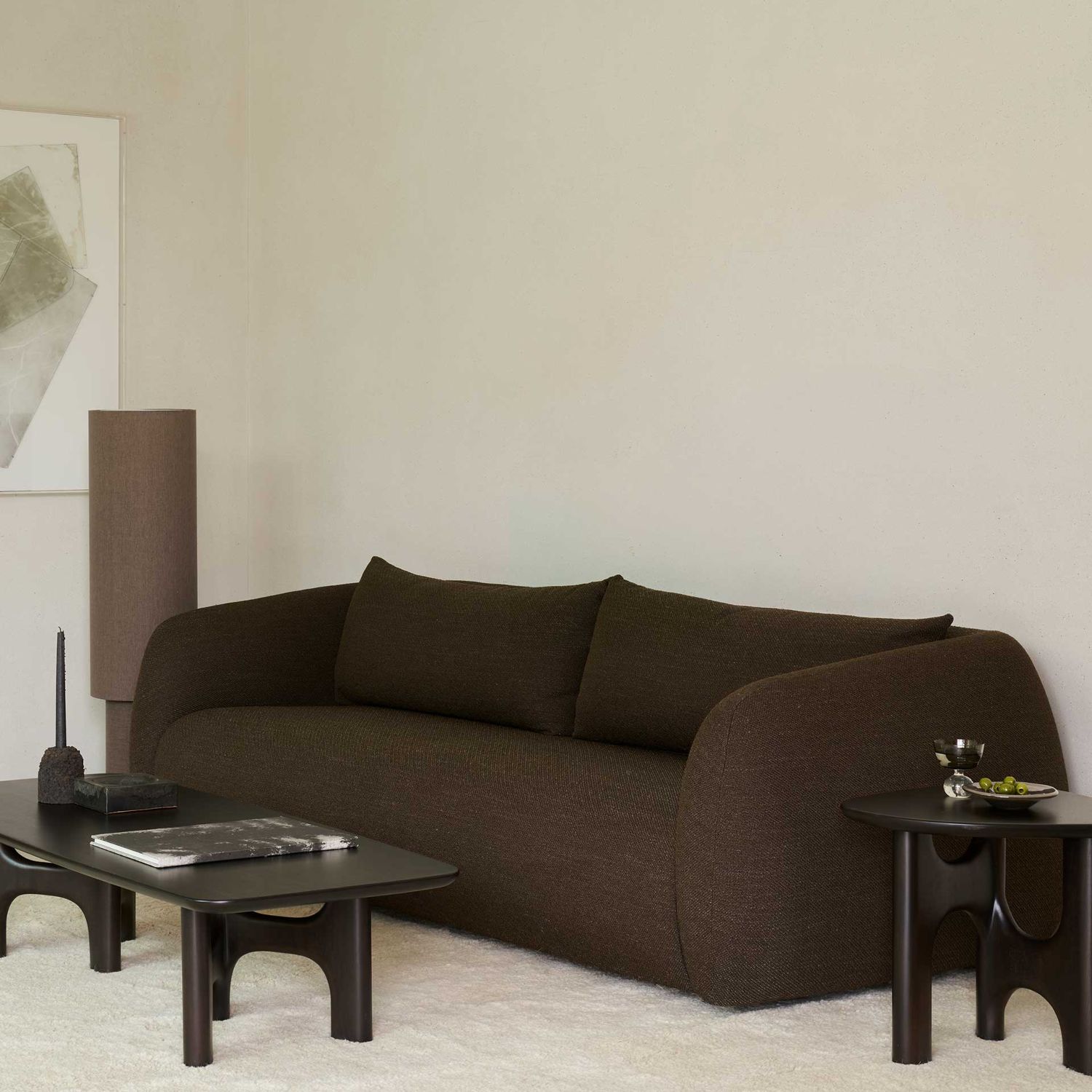 Ethnicraft - Figur Sofa 2-Sitzer chalk