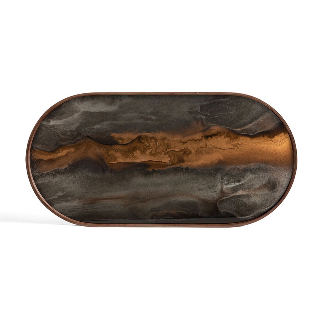 ethnicraft notre monde tablett oval bronze organic 69216