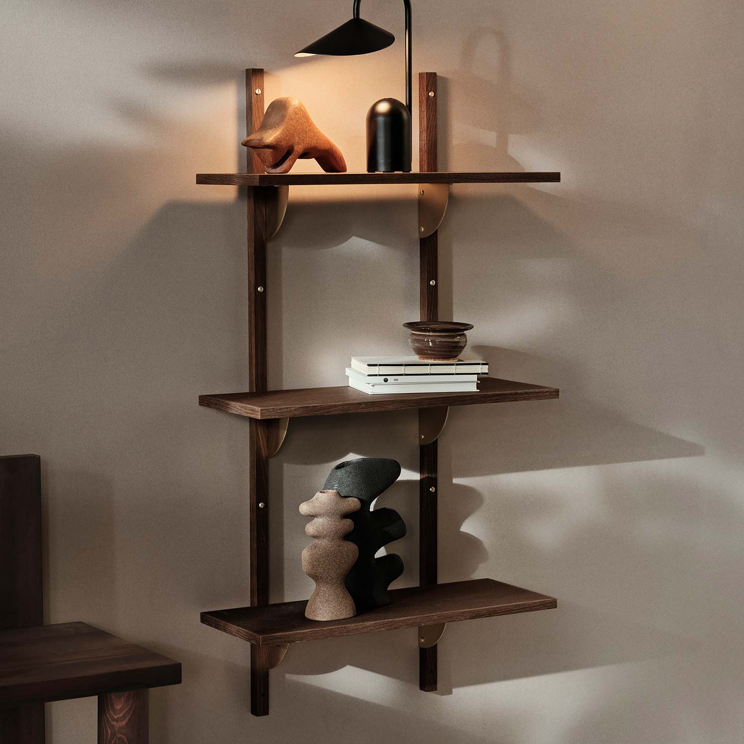 fermLIVING Triple Wandregal schmal Regal 101597