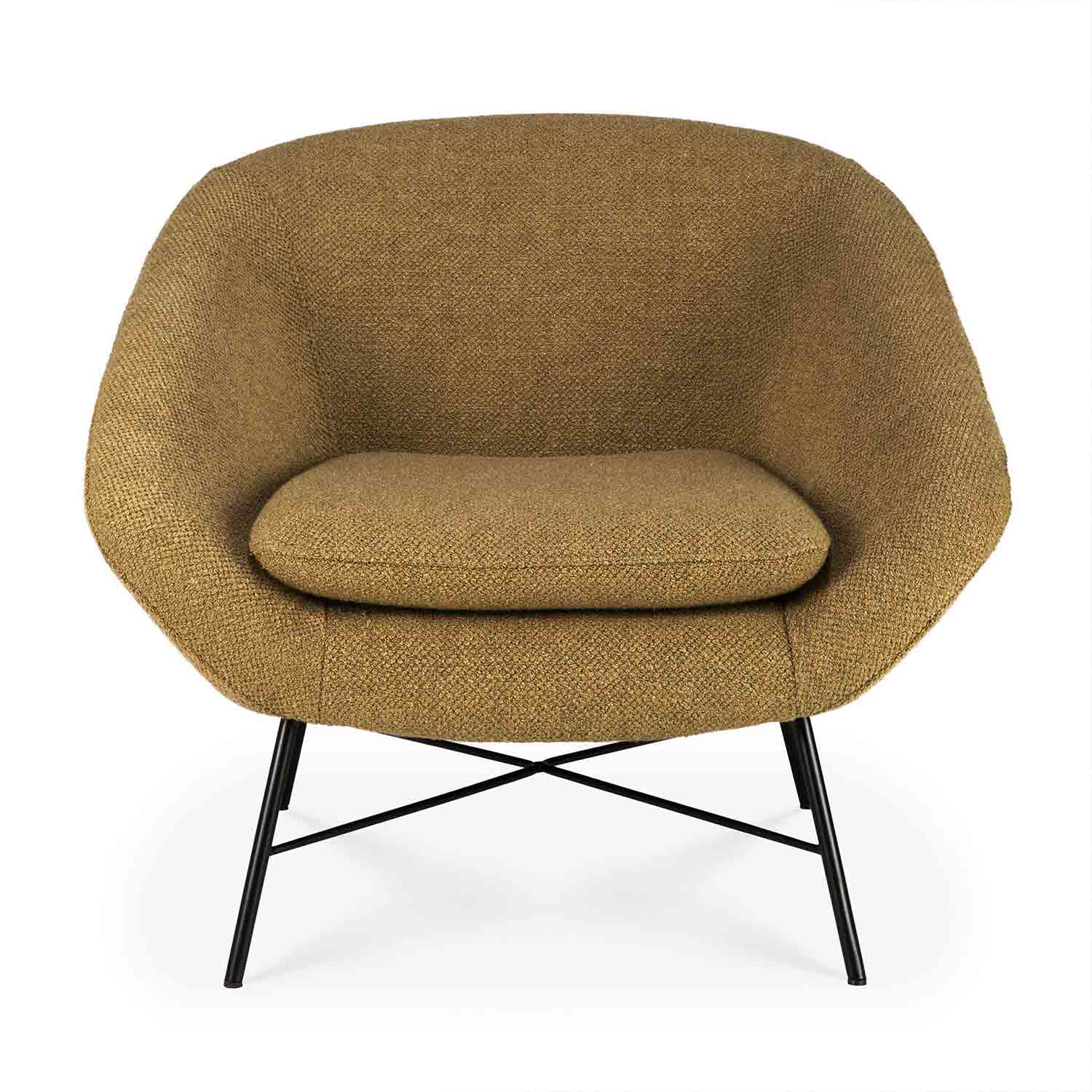 ginger ethnicraft barrow loungesessel freisteller vorne 88093