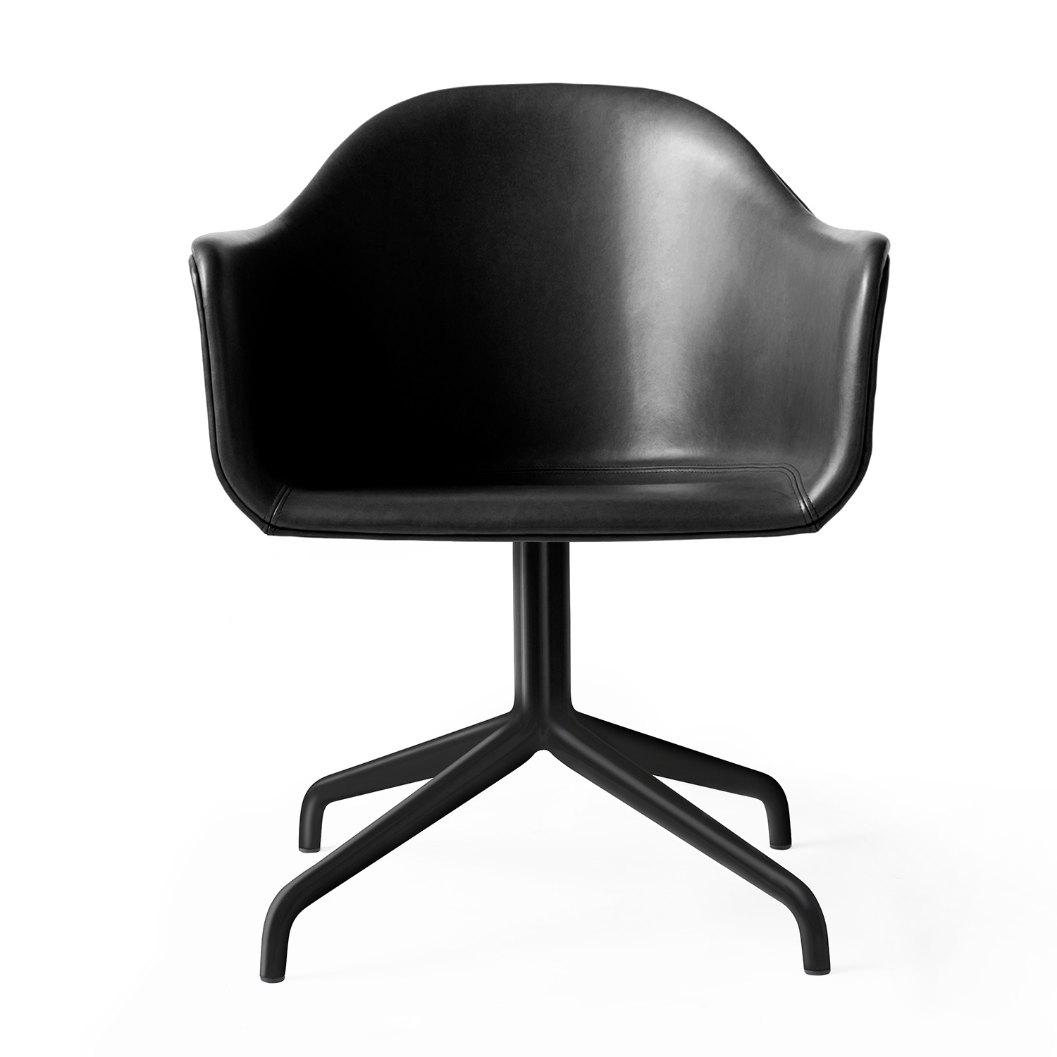 Audo - Harbour Esstischstuhl Stahl/Kreuz/gepolstert hoch