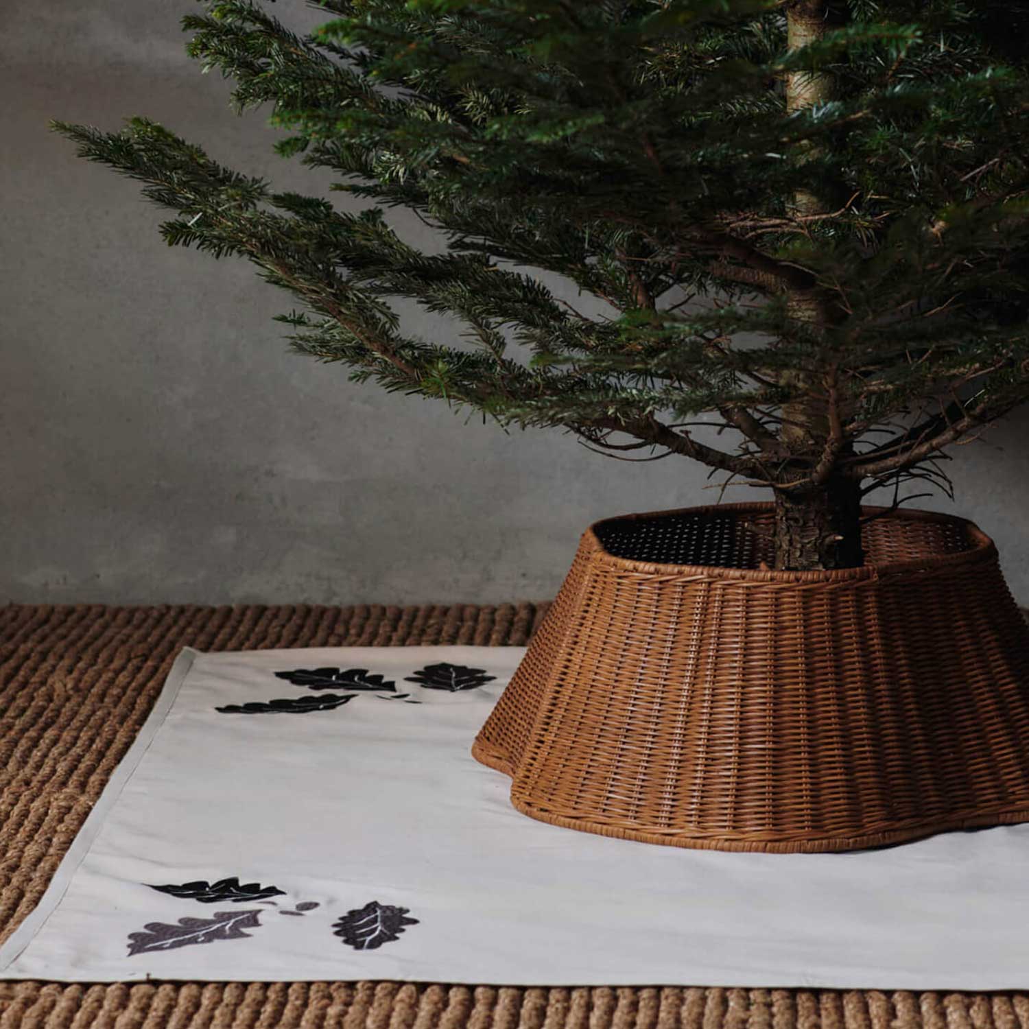 Ferm Living - Oak Weihnachtsbaumdecke rechteckig natur