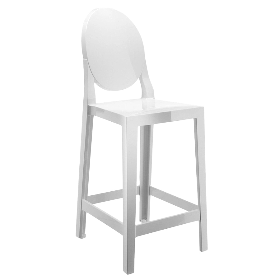 kartell one more barhocker 65cm weiss KAR05890E5 102430