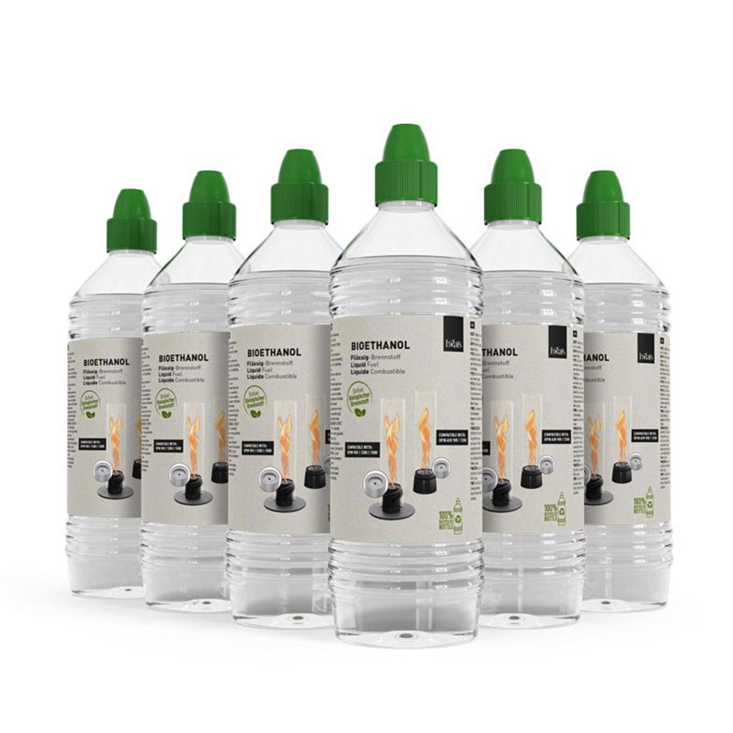 Höfats - Bioethanol Flüssig-Brennstoff 6er-Pack