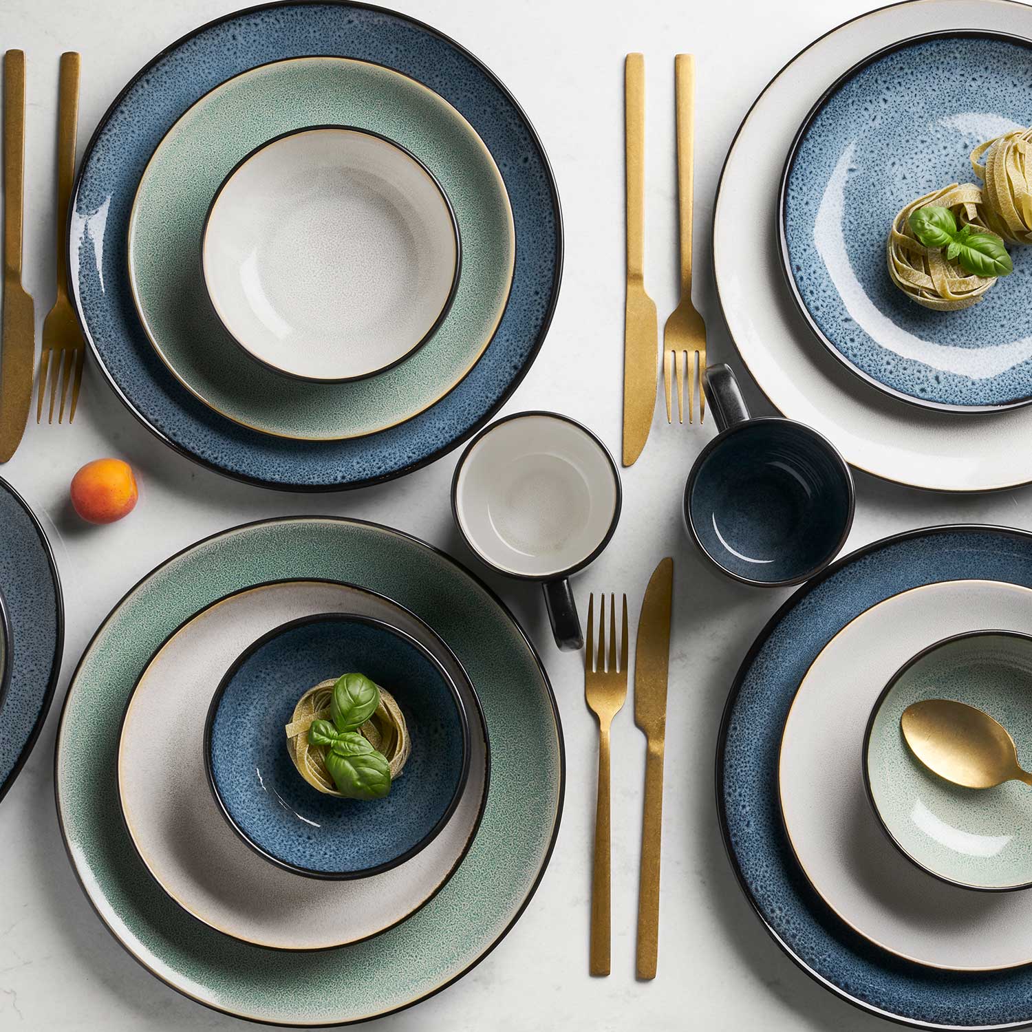 Töchter & Söhne - Max Dessertteller sand-schwarz