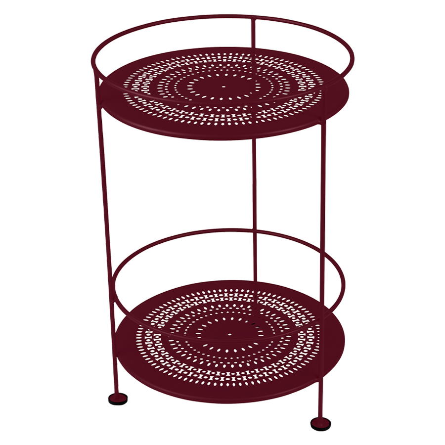fermob guinguette beistelltisch schwarzkirsche 88510