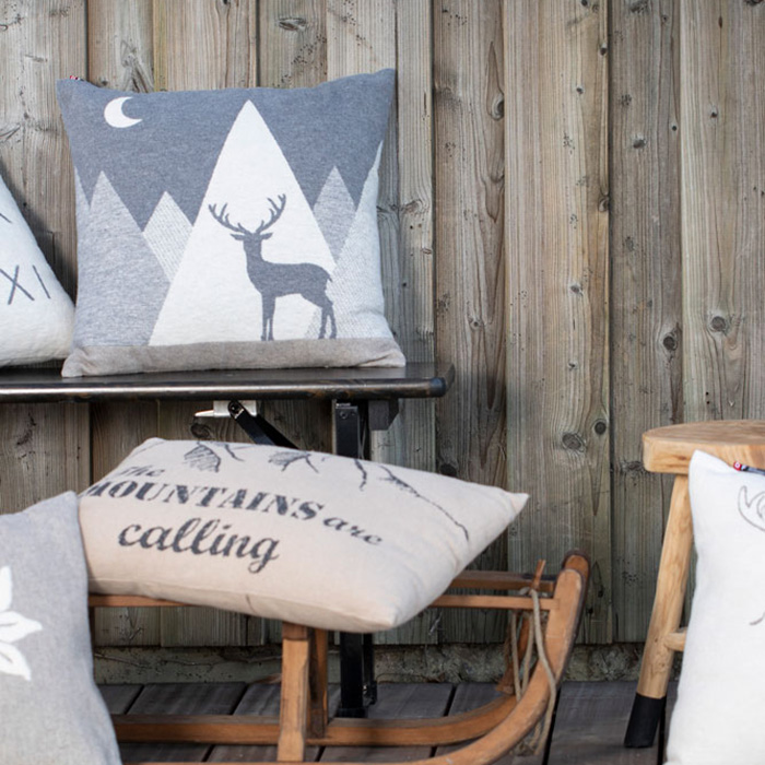 David Fussenegger - Silvretta „Berge modern“ Kissenhülle