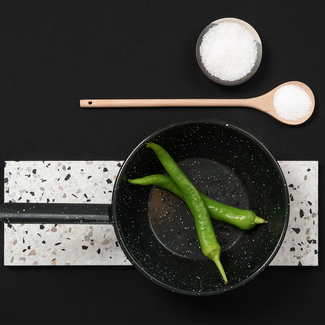 ok design confetti long black white 69698