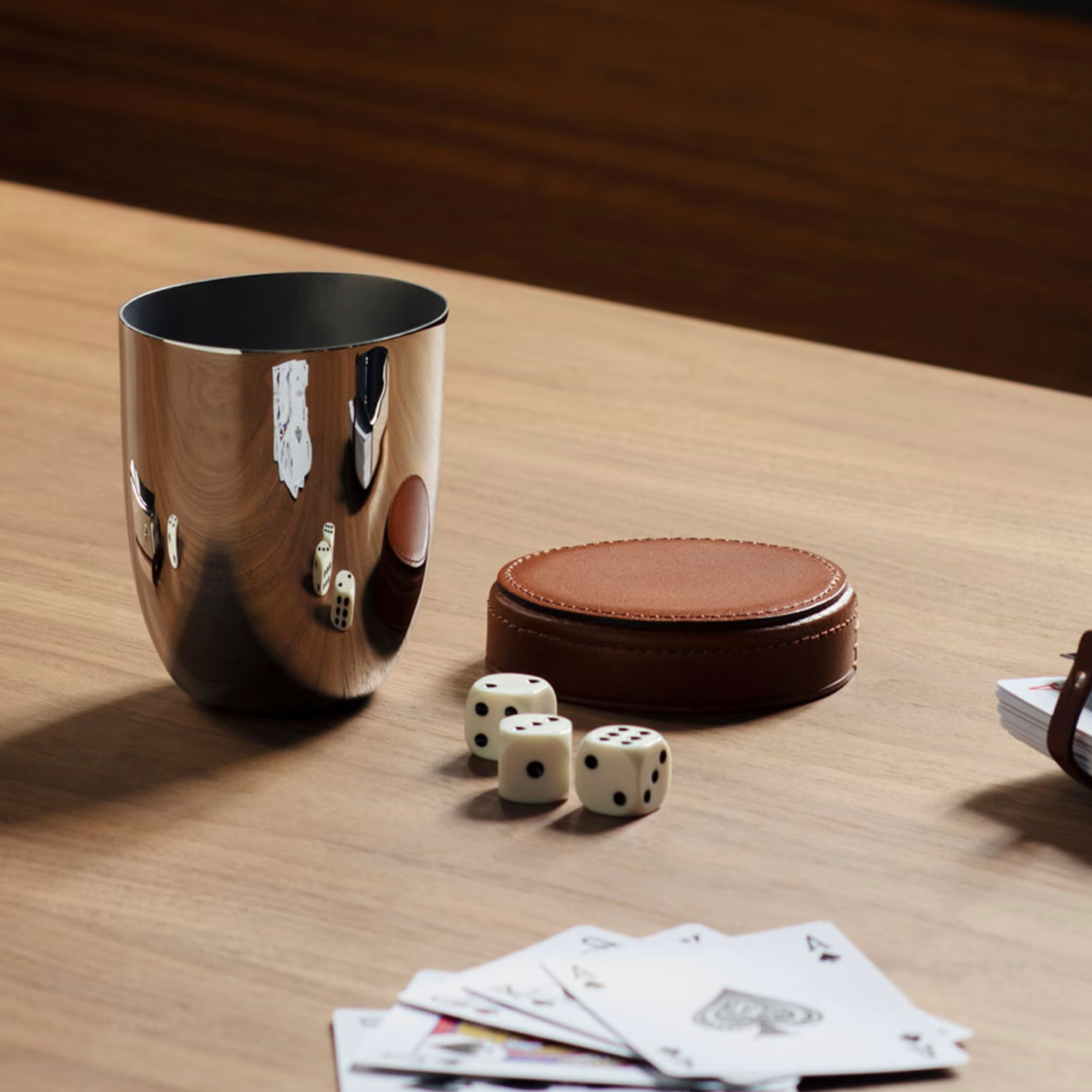 Georg Jensen - Sky Würfelbecher & Würfel