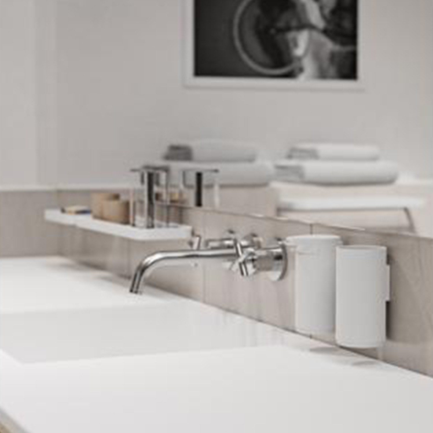 Zone Denmark Rim Seifenspender weiss waschbecken 104862