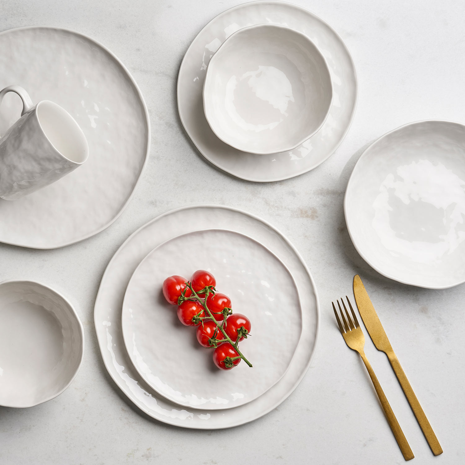 Töchter & Söhne - Marie Dessertteller Ø22 cm weiß