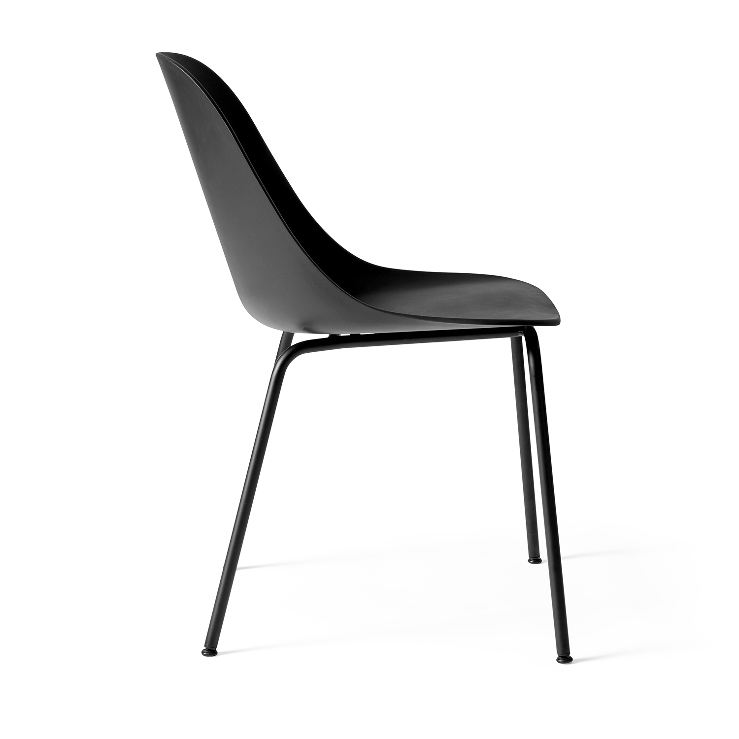 Audo - Harbour Essstuhl Stahl/Kunststoff schwarz/weiß