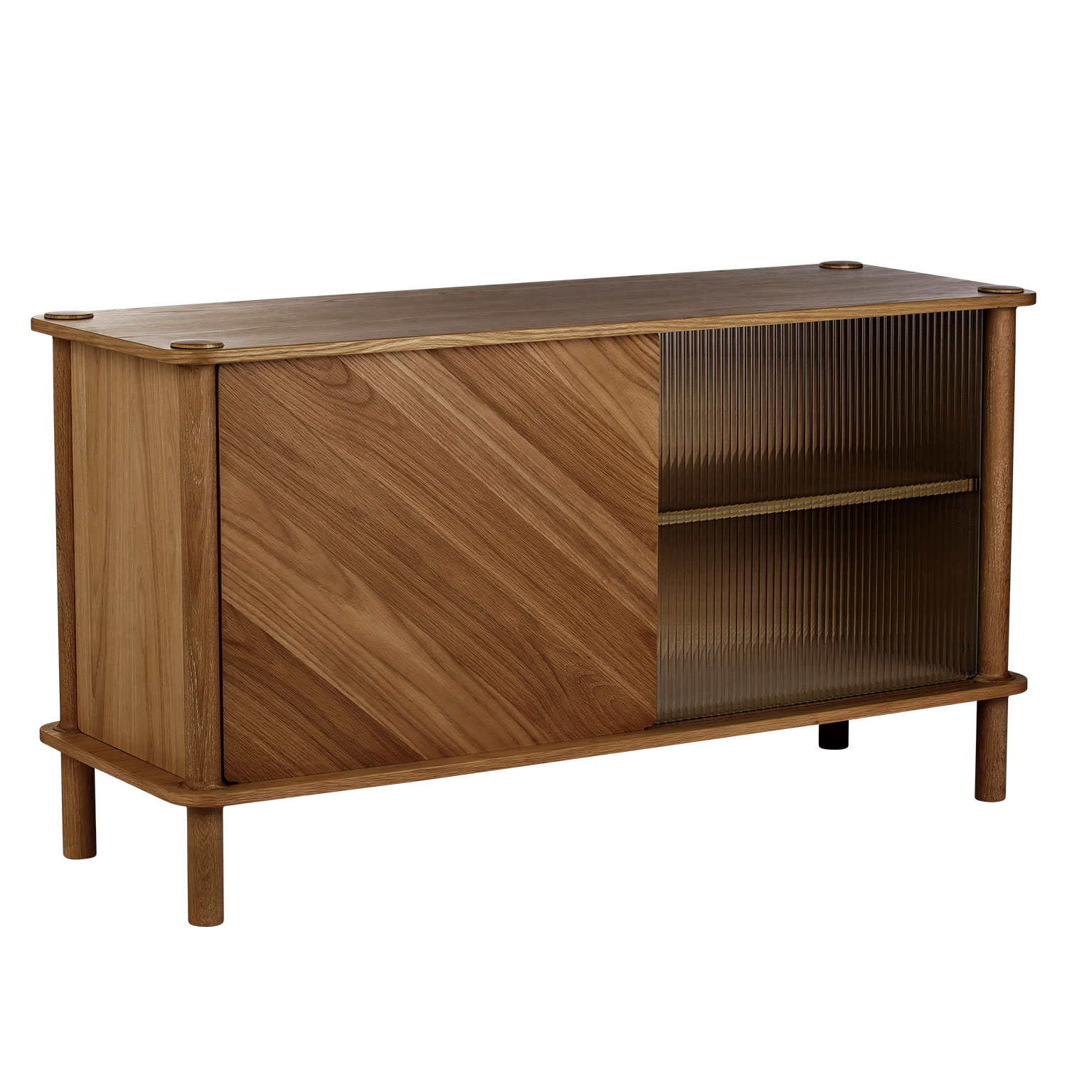 UMAGE italic anrichte eiche dunkel holz schraeg glas 5719C5523 2 106394