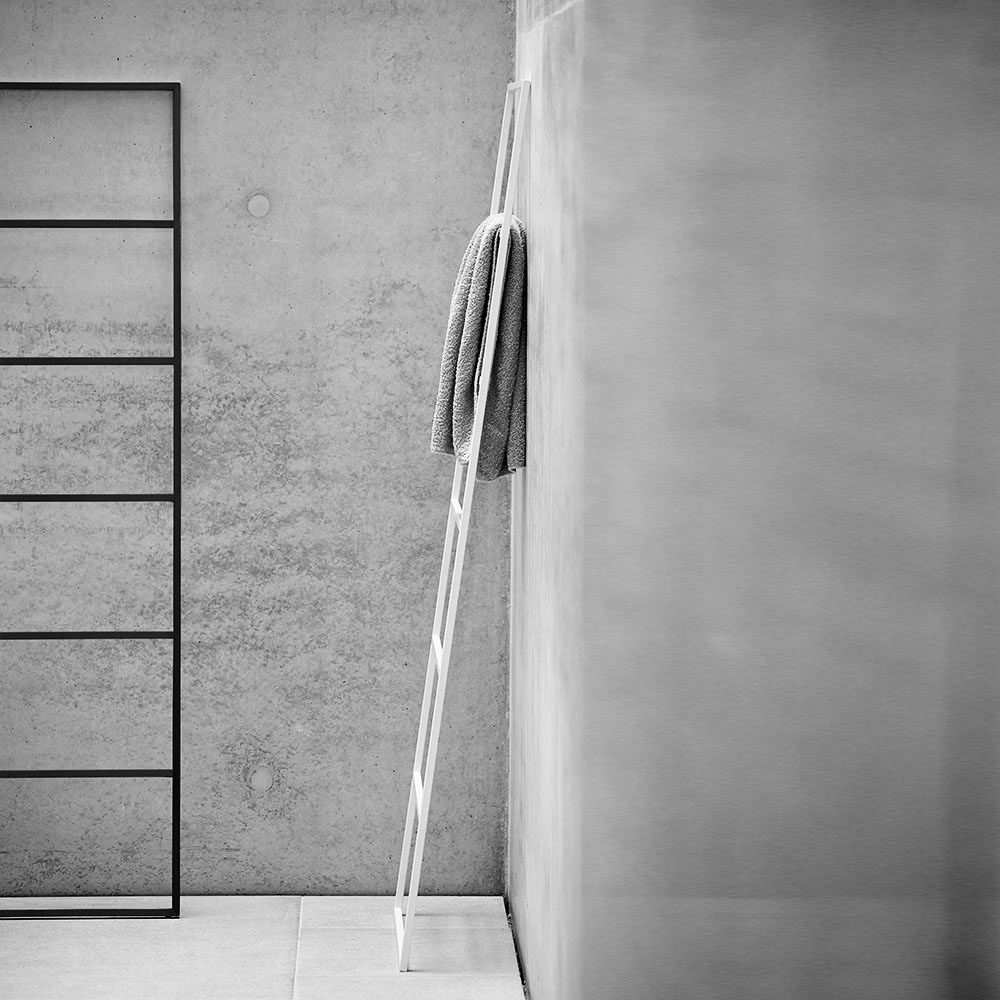 hip handtuchhalter jan kurtz schwarz massiv weiss 50127