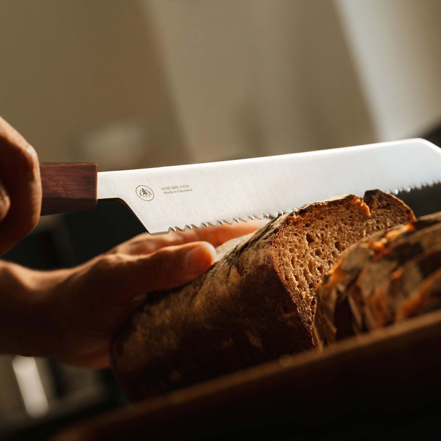 HORL® - HORL® Brotmesser nussbaum
