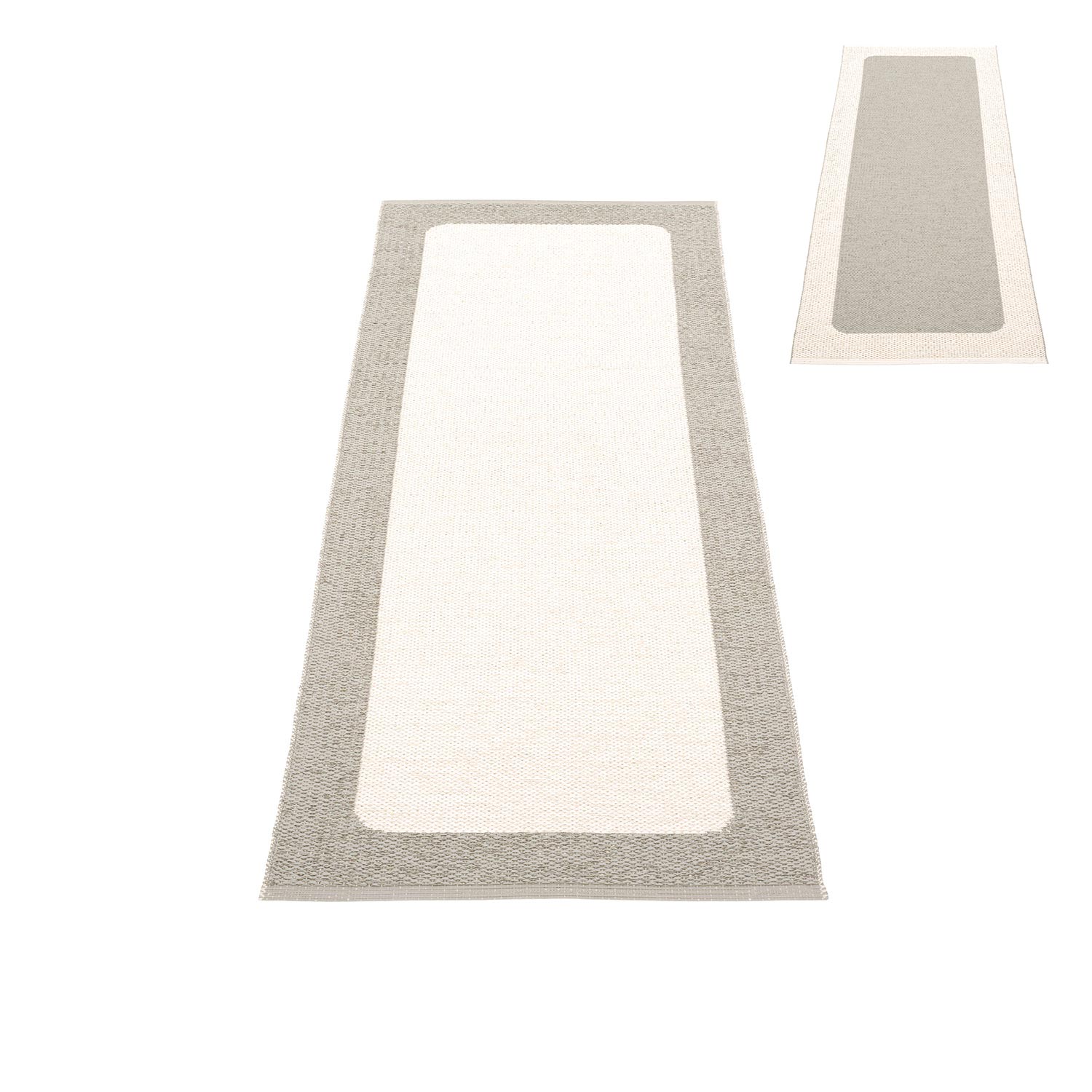 pappelina ilda teppich grey vanilla wendeteppich 78960