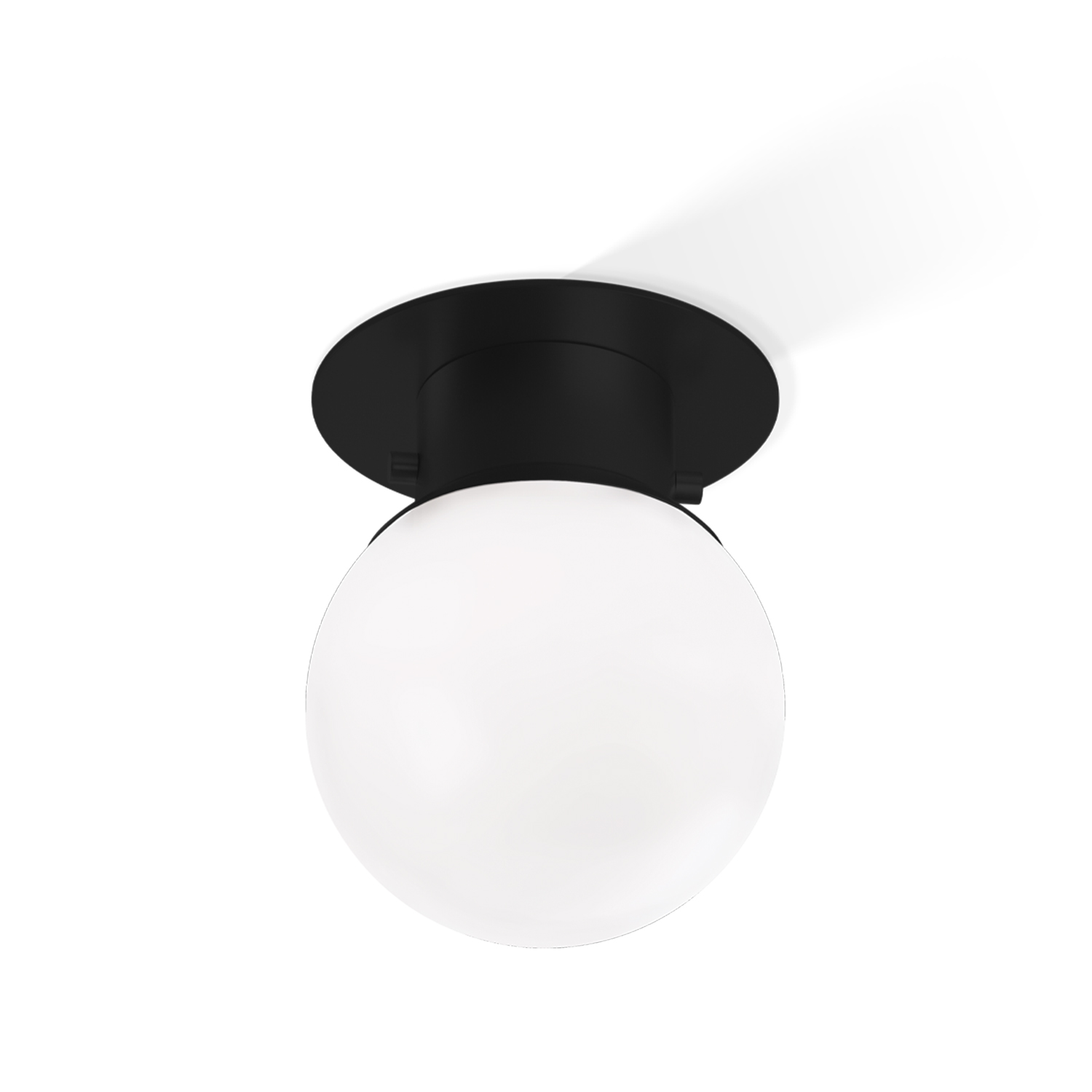 decor walther globe 20 deckenleuchte schwarz 94241