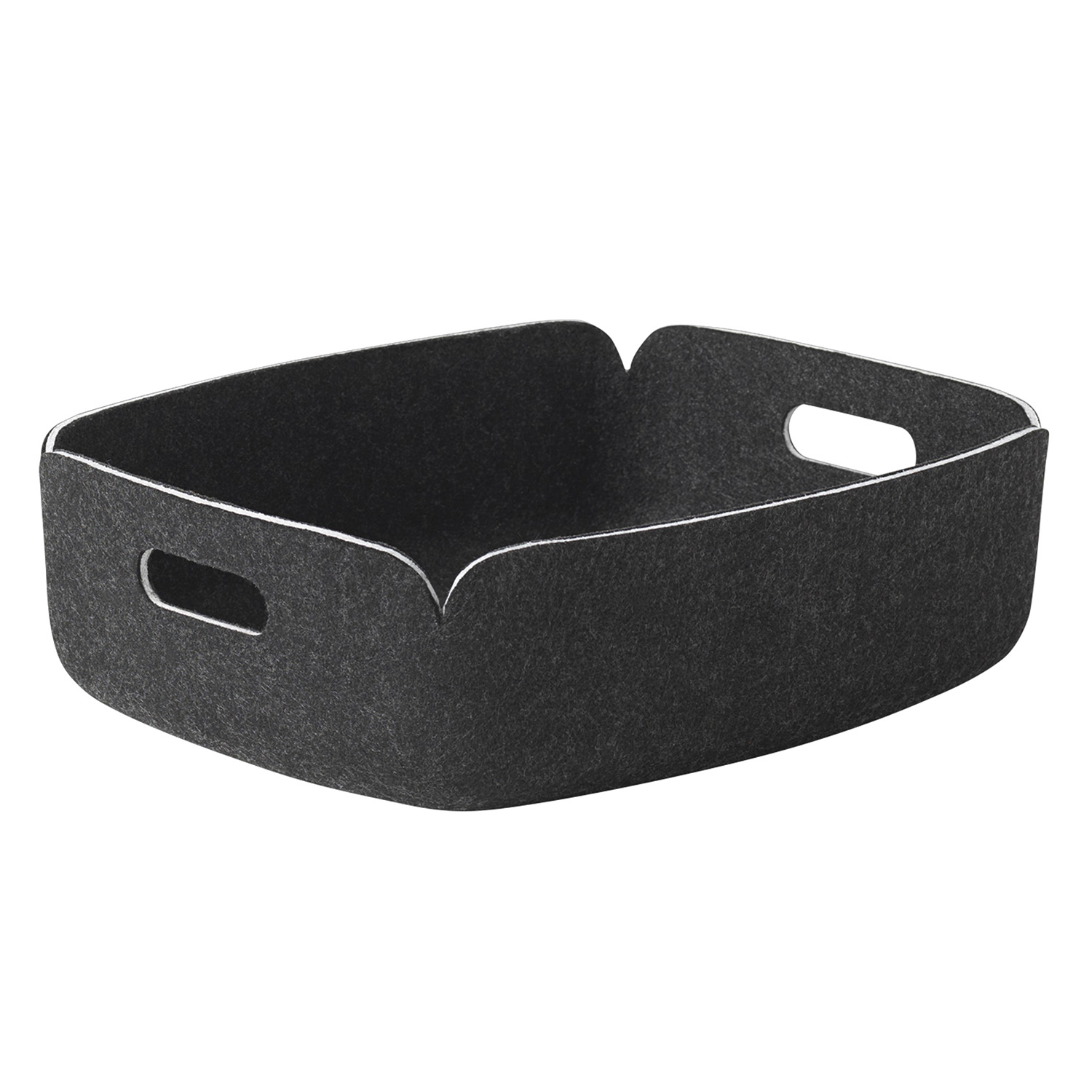 muuto restore tray schwarz melange 57159