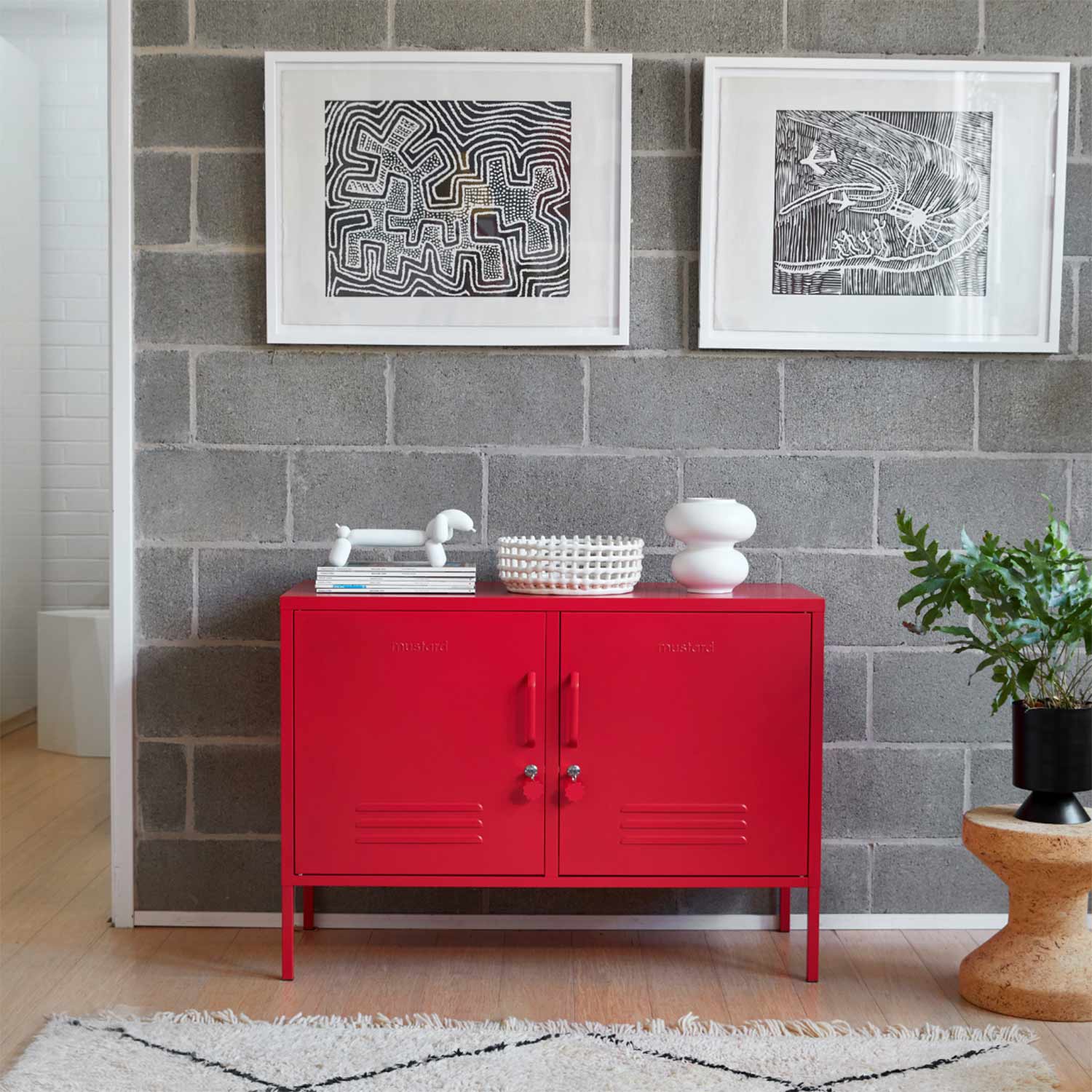 mustard made the lowdown sideboard poppy zimmer 97015