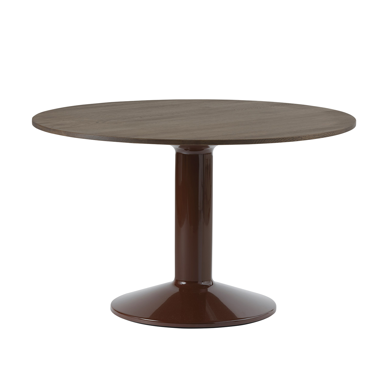 muuto midst table 120 dark oiled oak dark red 93719