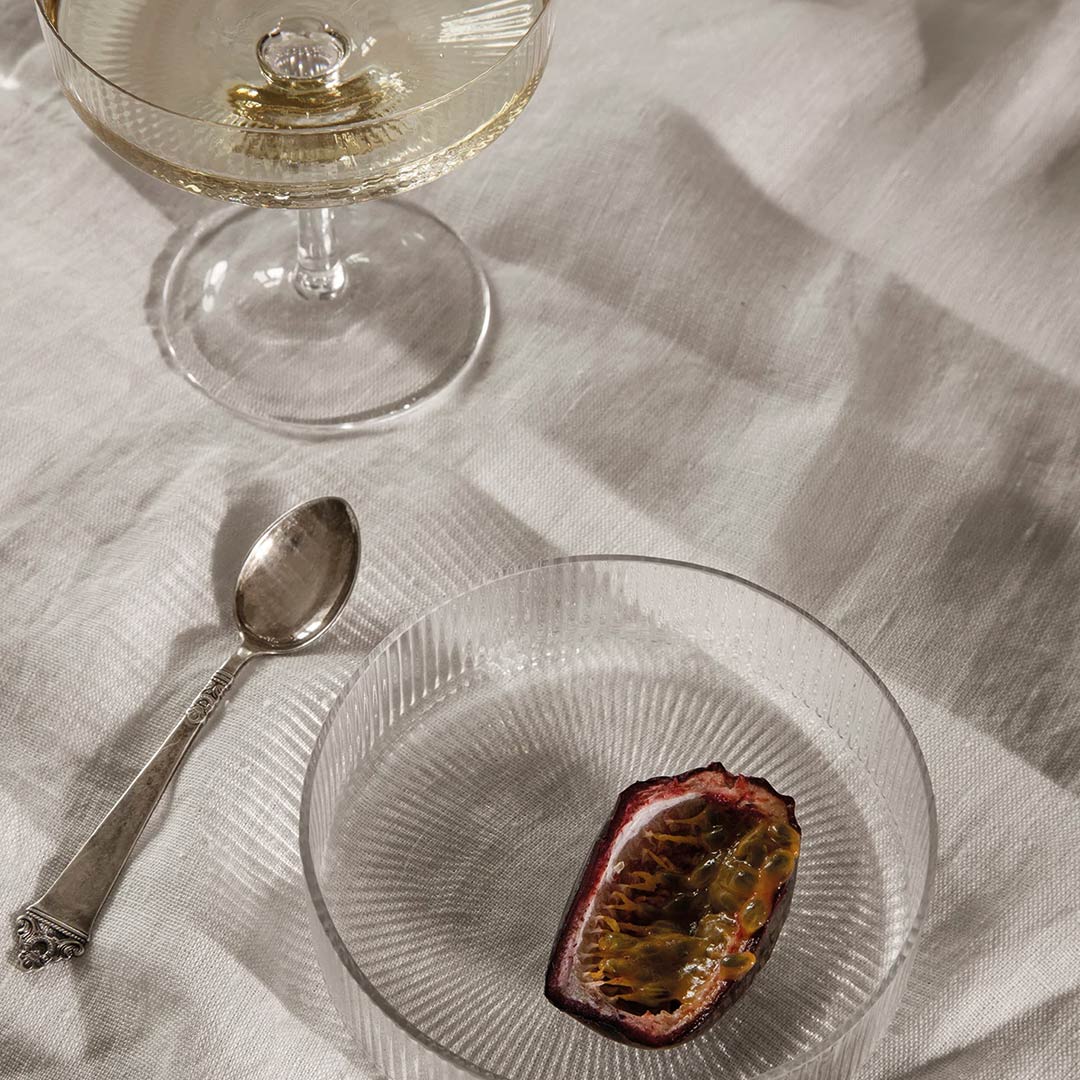 ferm living ripple servierschalen ambiente champagner 84681