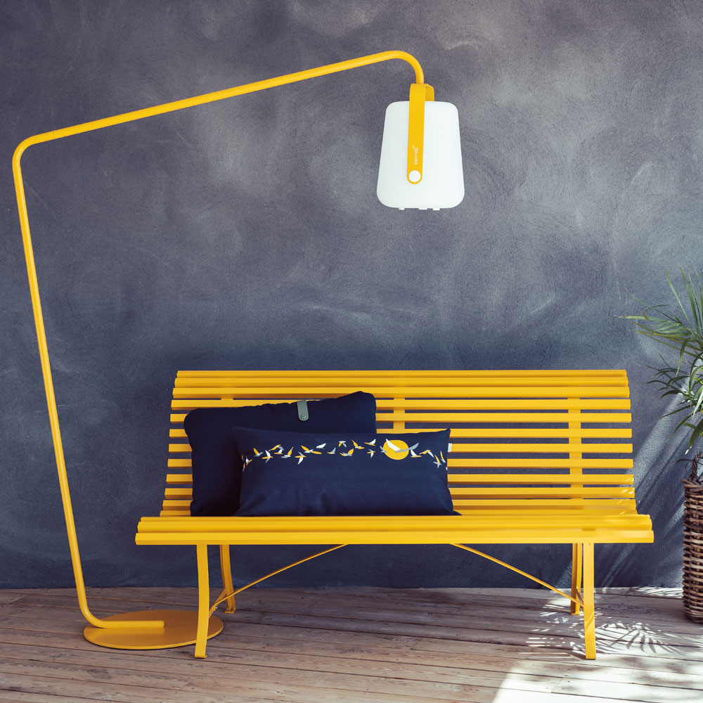 fermob louisiane bank 150 honig mit lampe 64720