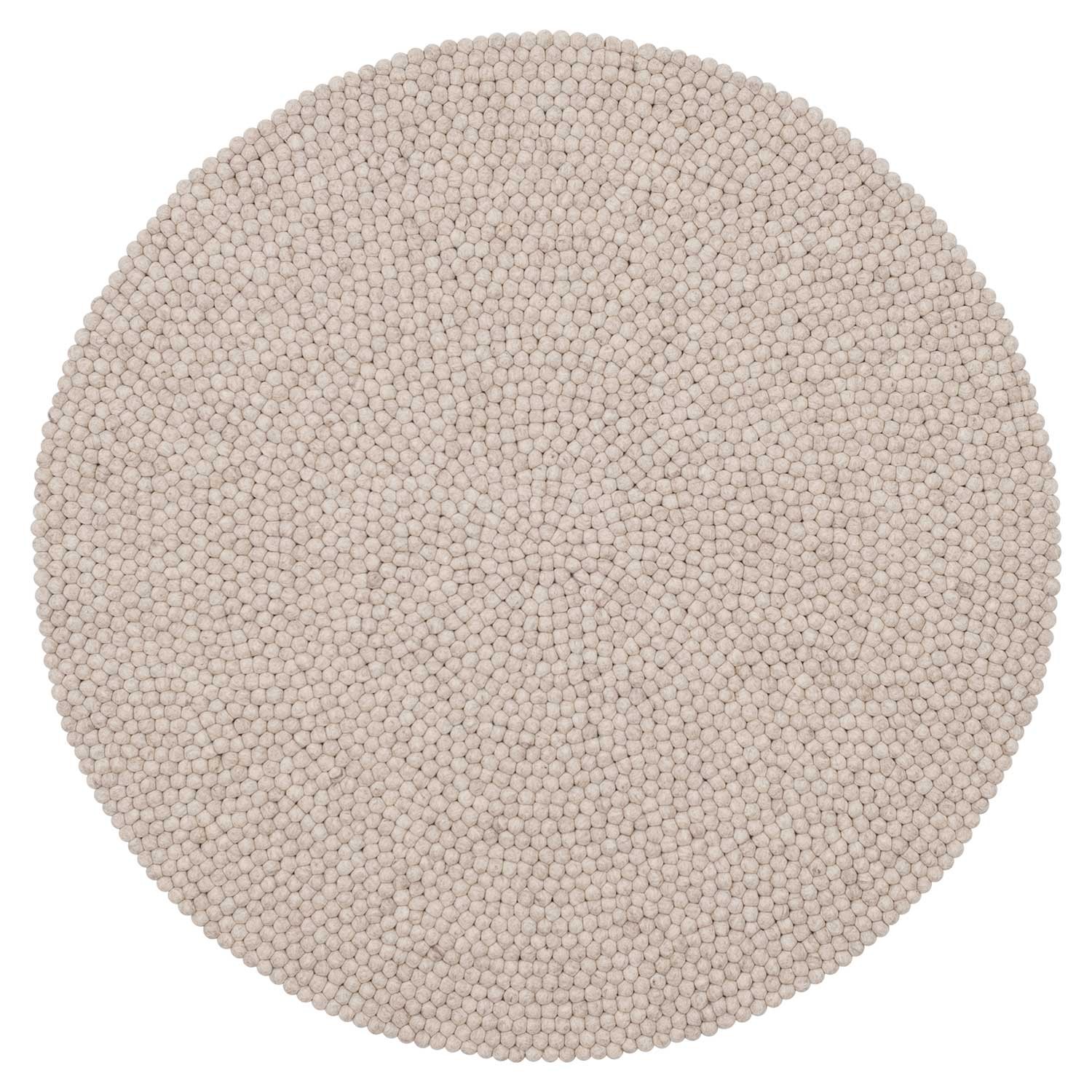 myfelt - Bela Filzkugelteppich rund 120 cm