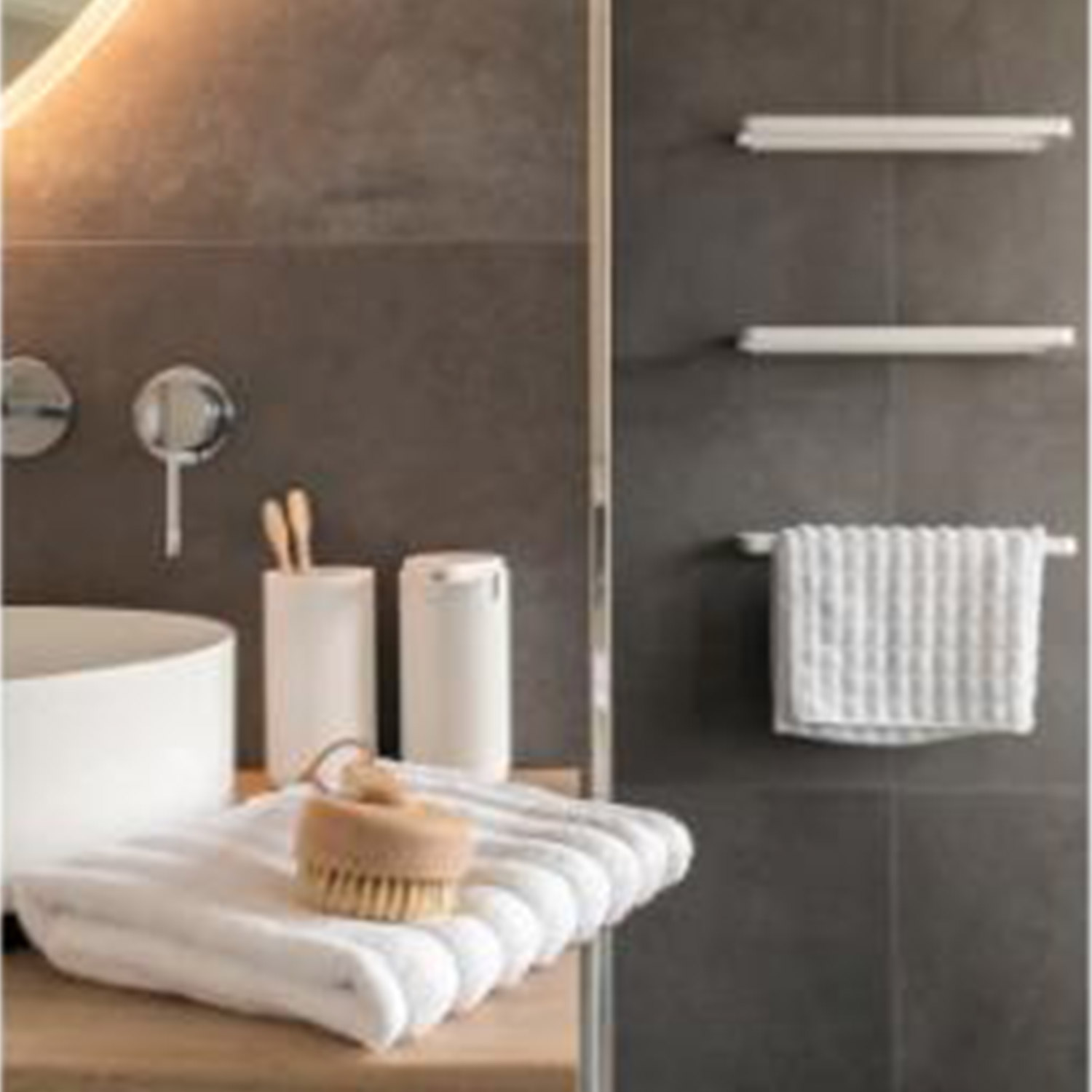 Zone Denmark Rim Handtuchhalter 14474 70 7 wei doppelt Ambiente 104747