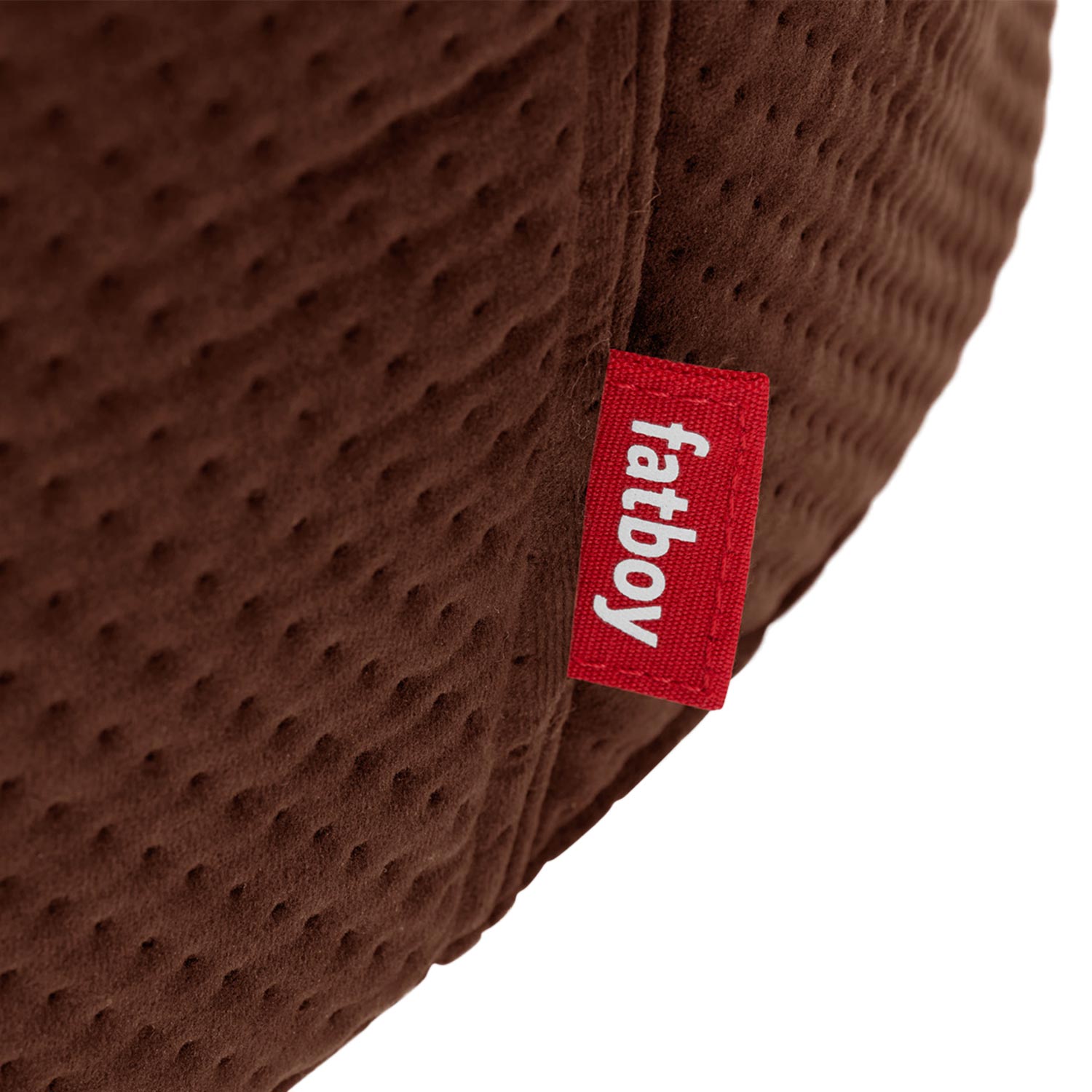 fatboy recyled point large royal velvet tobacco close up 95981