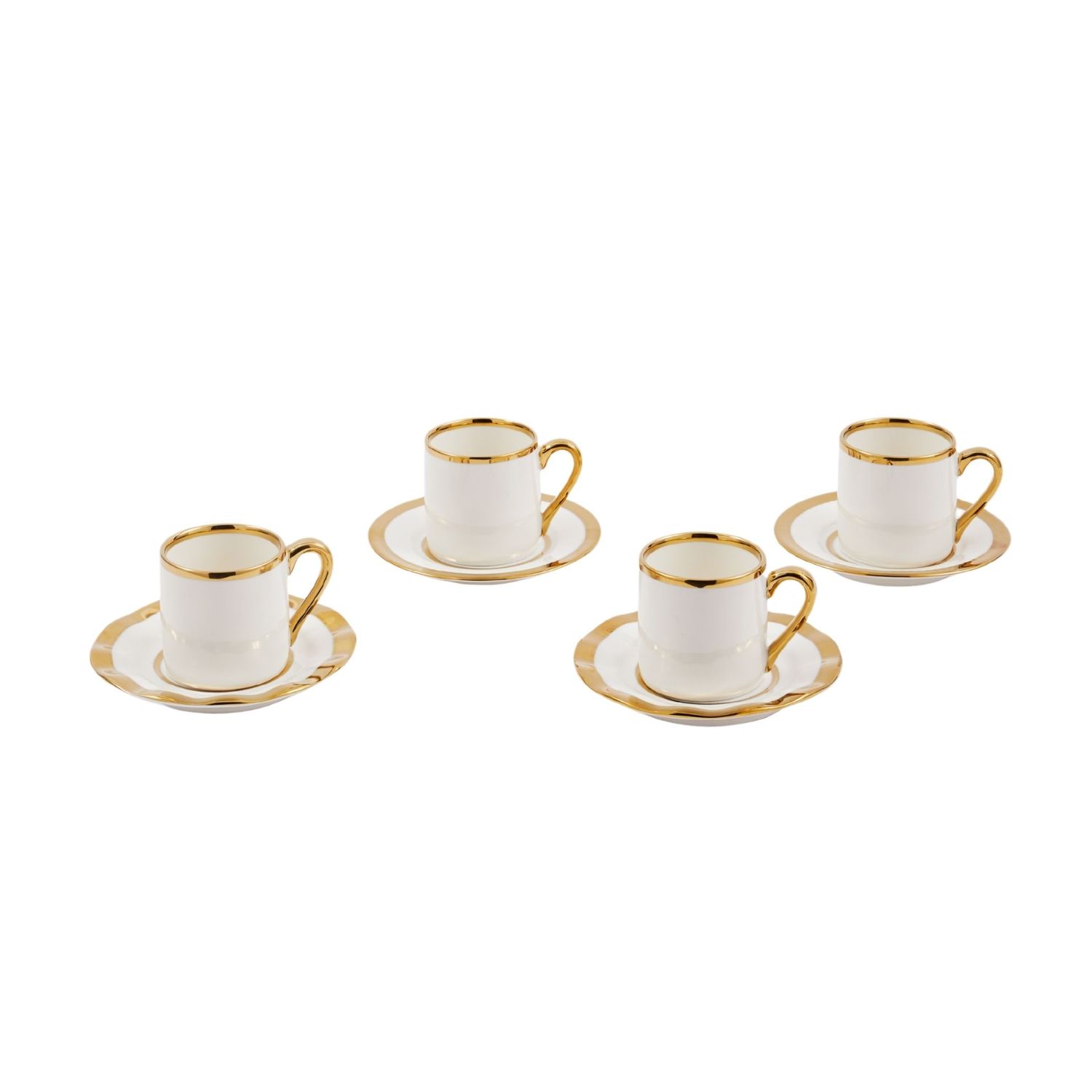 Pols Potten - Golden Finds Espressotassen 4er-Set