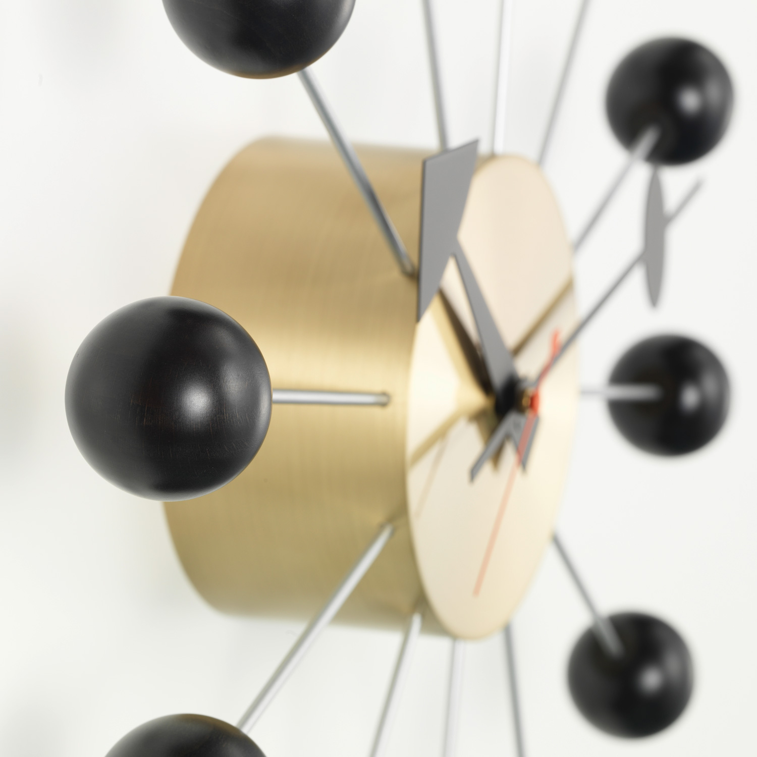 vitra Ball Clock schwarz 3