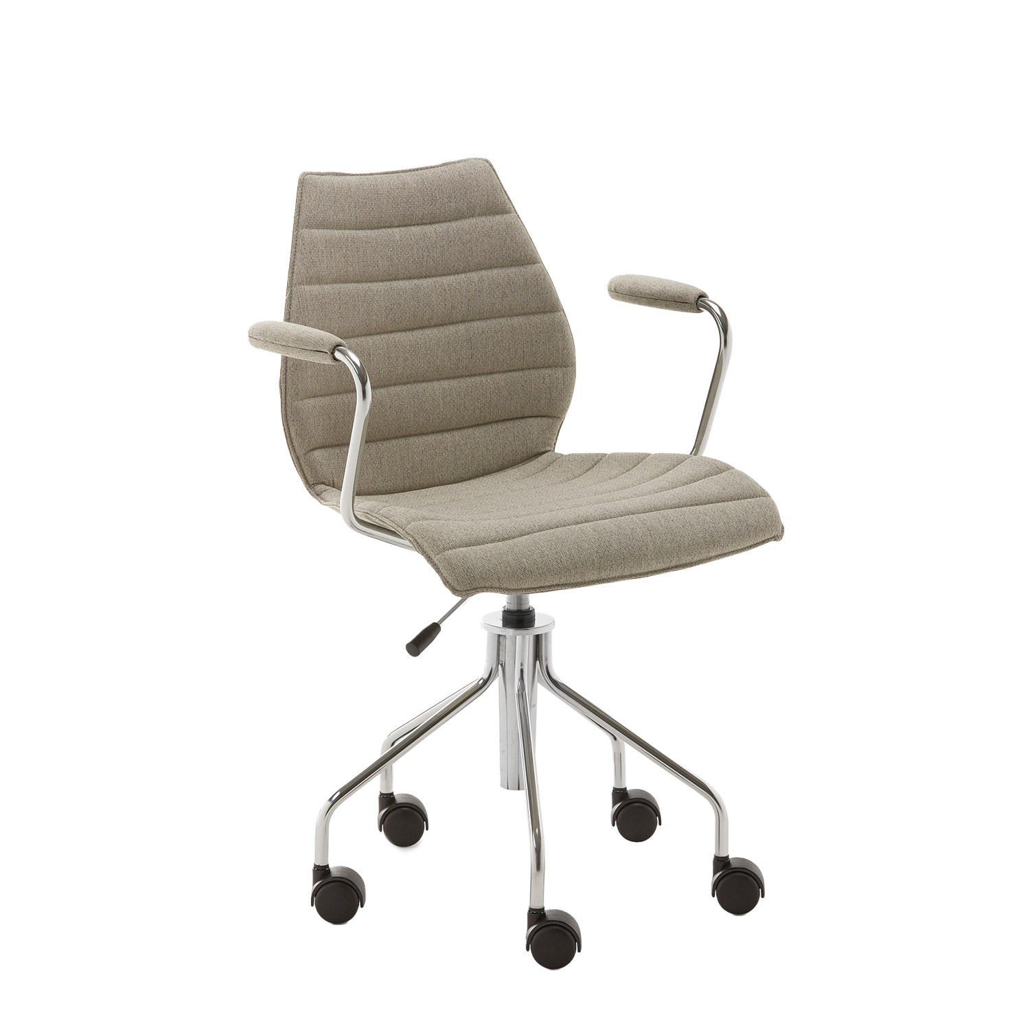 Kartell - Maui Soft Drehstuhl noma beige