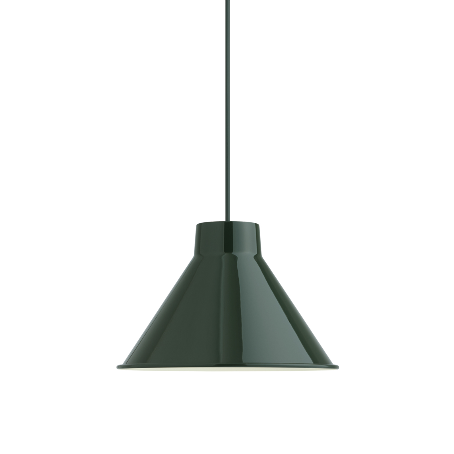 muuto top pendant leuchte 28 dunkelgruen 84702