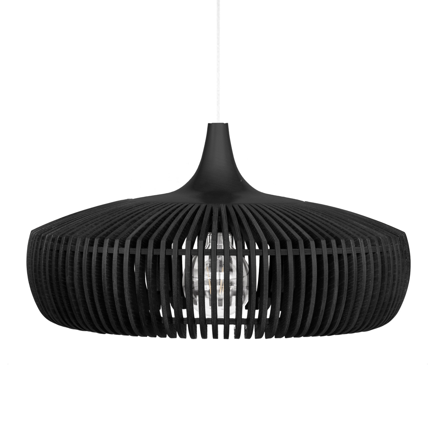 umage clava dine wood schwarz kabel weiss 59392