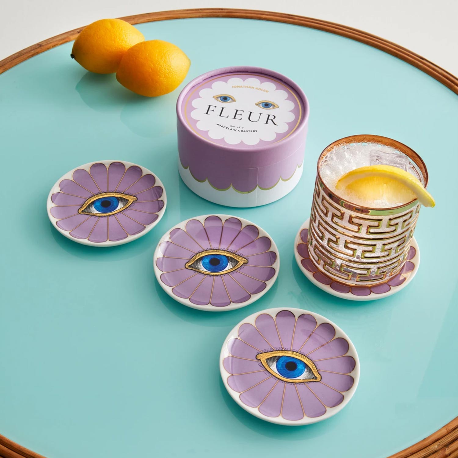 jonathan adler fleur untersetzer set 75421