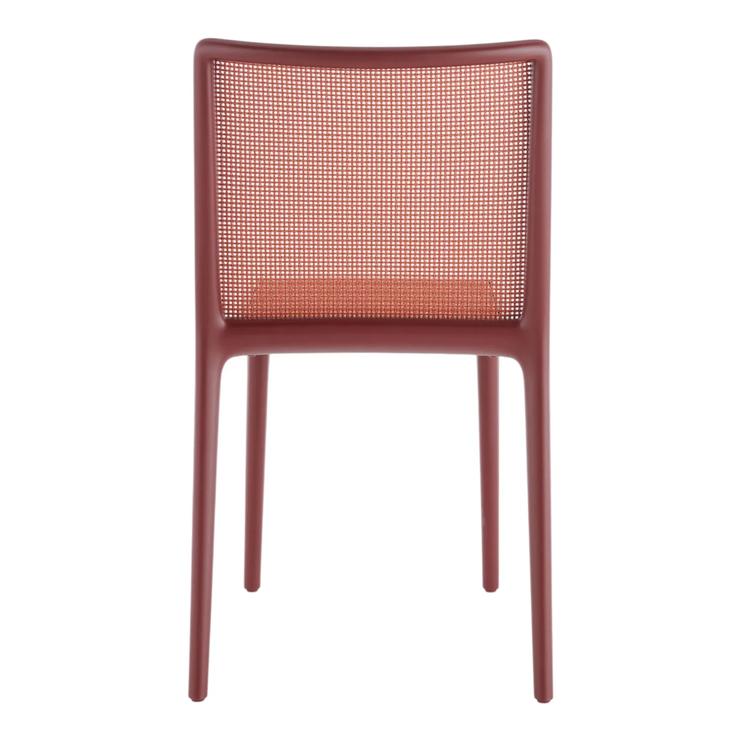 Kartell - Belvedere Tech Stuhl 2er-Set burgunderrot