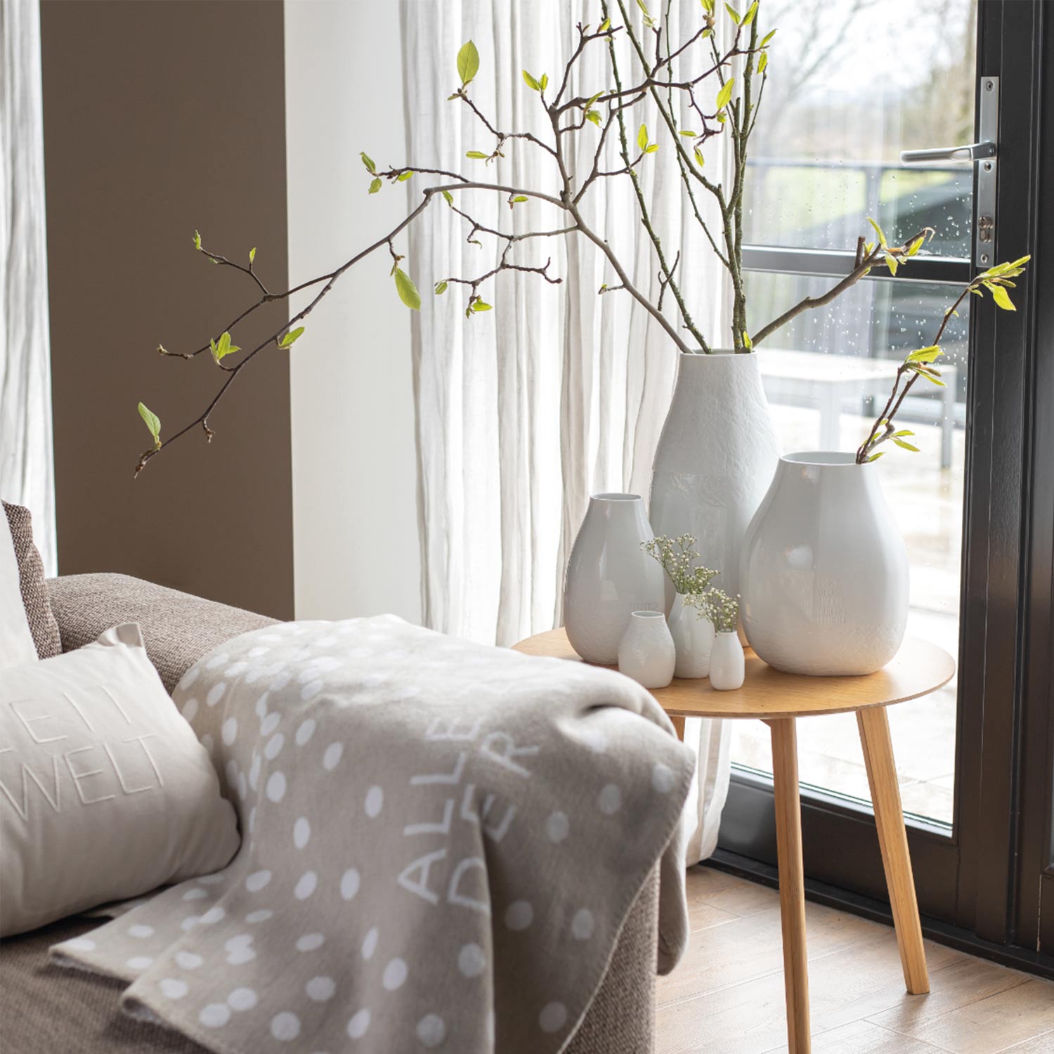 raeder freiform vase glueck tisch 86083