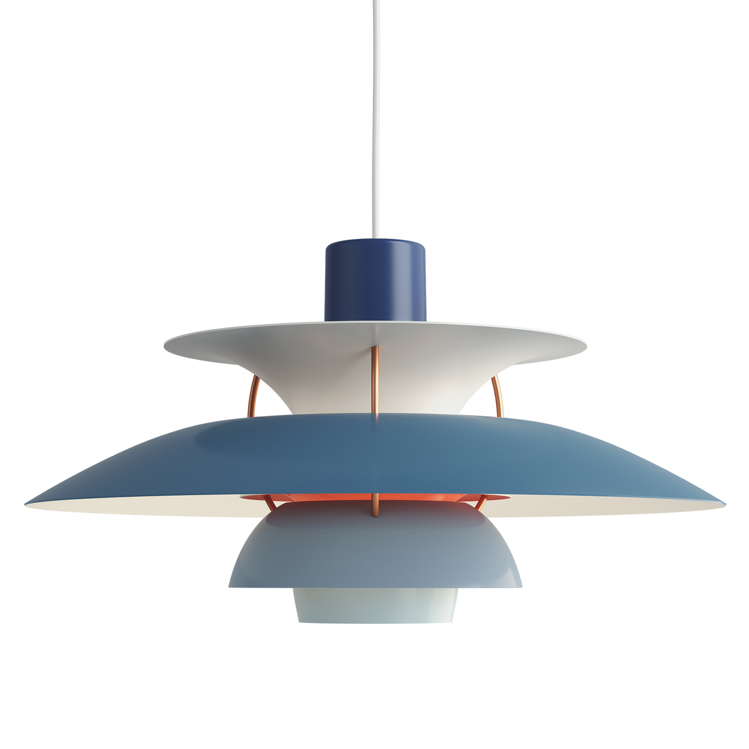 Lous Poulsen  PH 5 Pendelleuchte Hues of blue 106250