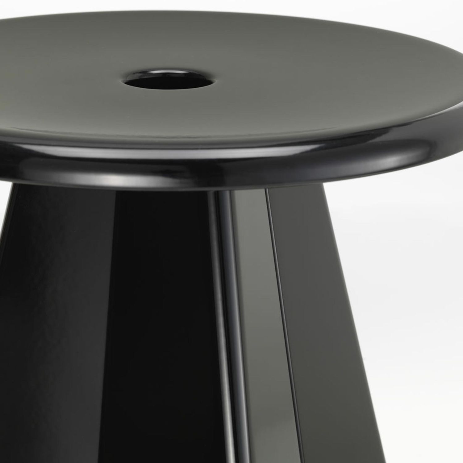 Vitra - Tabouret Métallique Hocker tiefschwarz