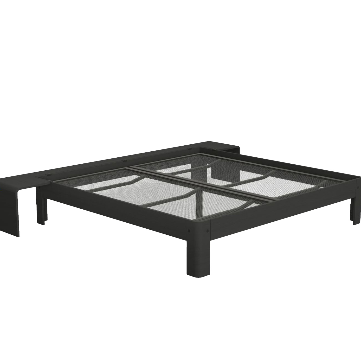 Auping - Auronde Bett midnight black oak 200 x 200 cm