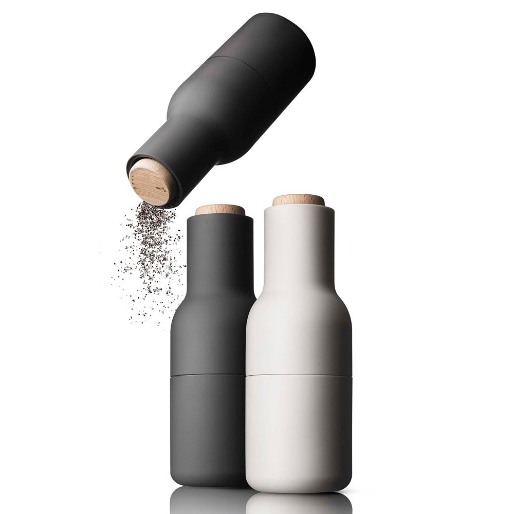 Audo - Salz- und Pfeffermühle ash & carbon / Holz