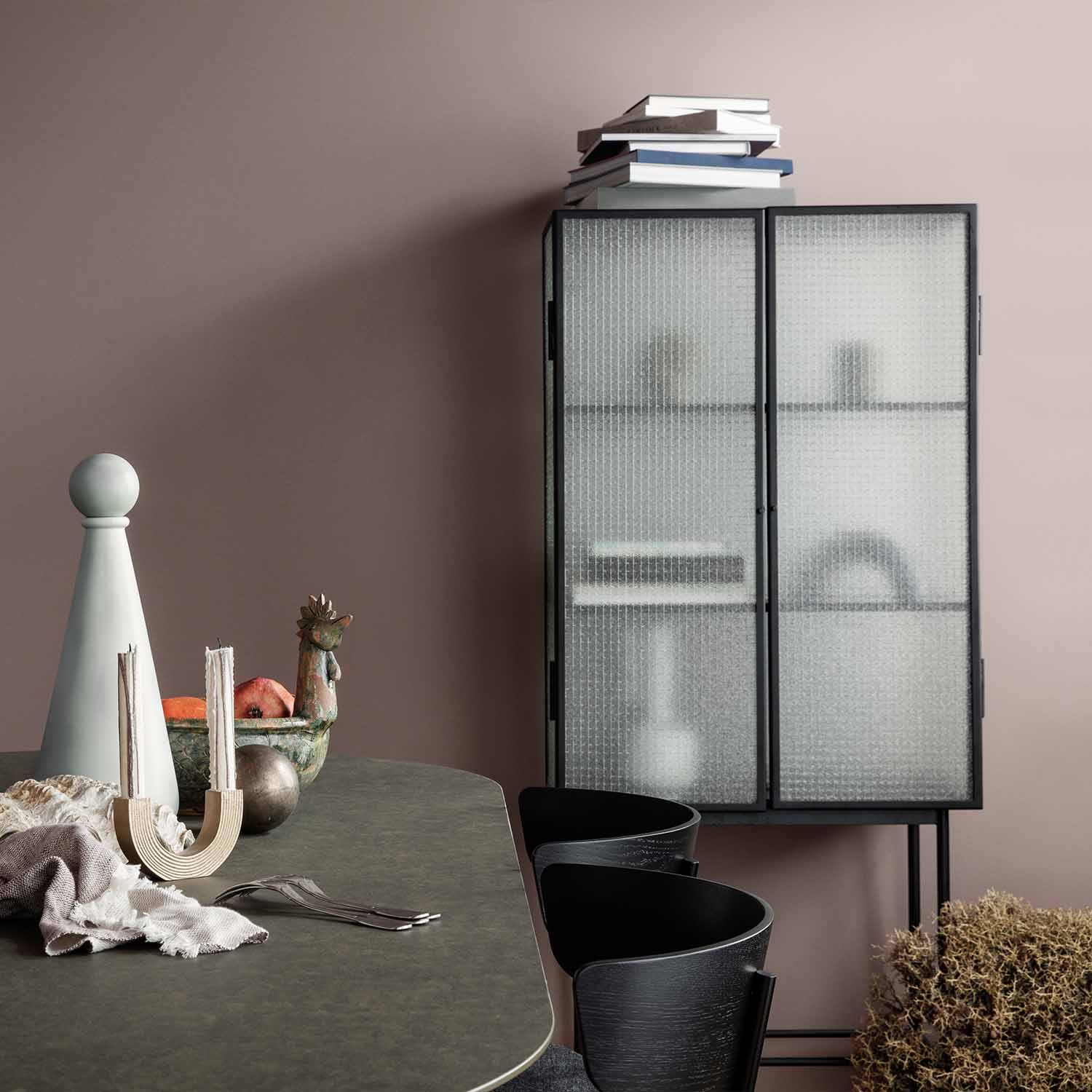 Haze Vitrine ferm Living Tisch Ambiente 82739