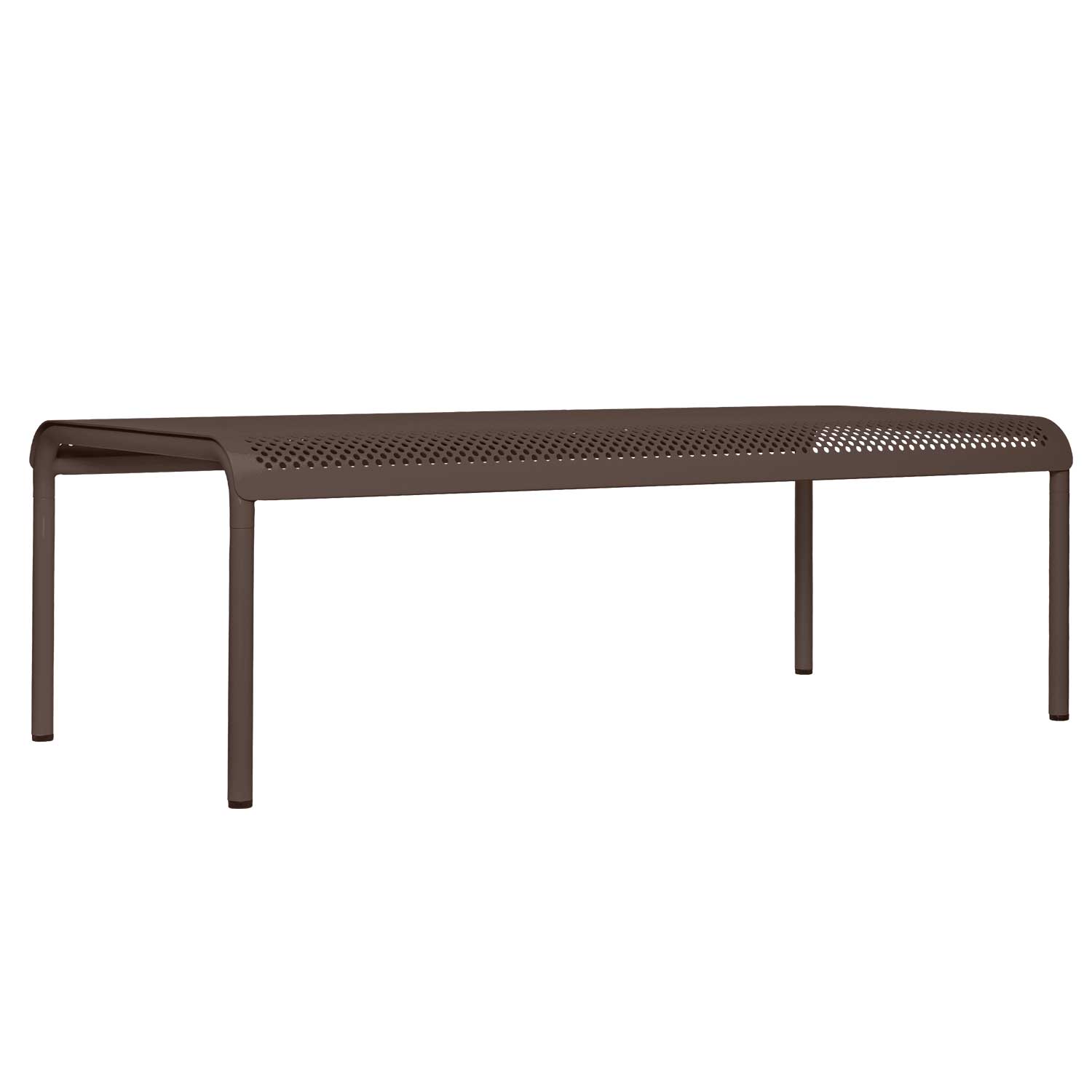 Ferm Living - Dapple Outdoor Tisch niedrig 114x57 cm dark ch