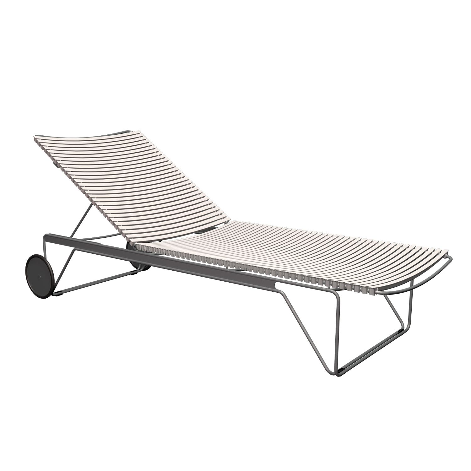 HOUE - Click Gartenliege verstellbar muted white