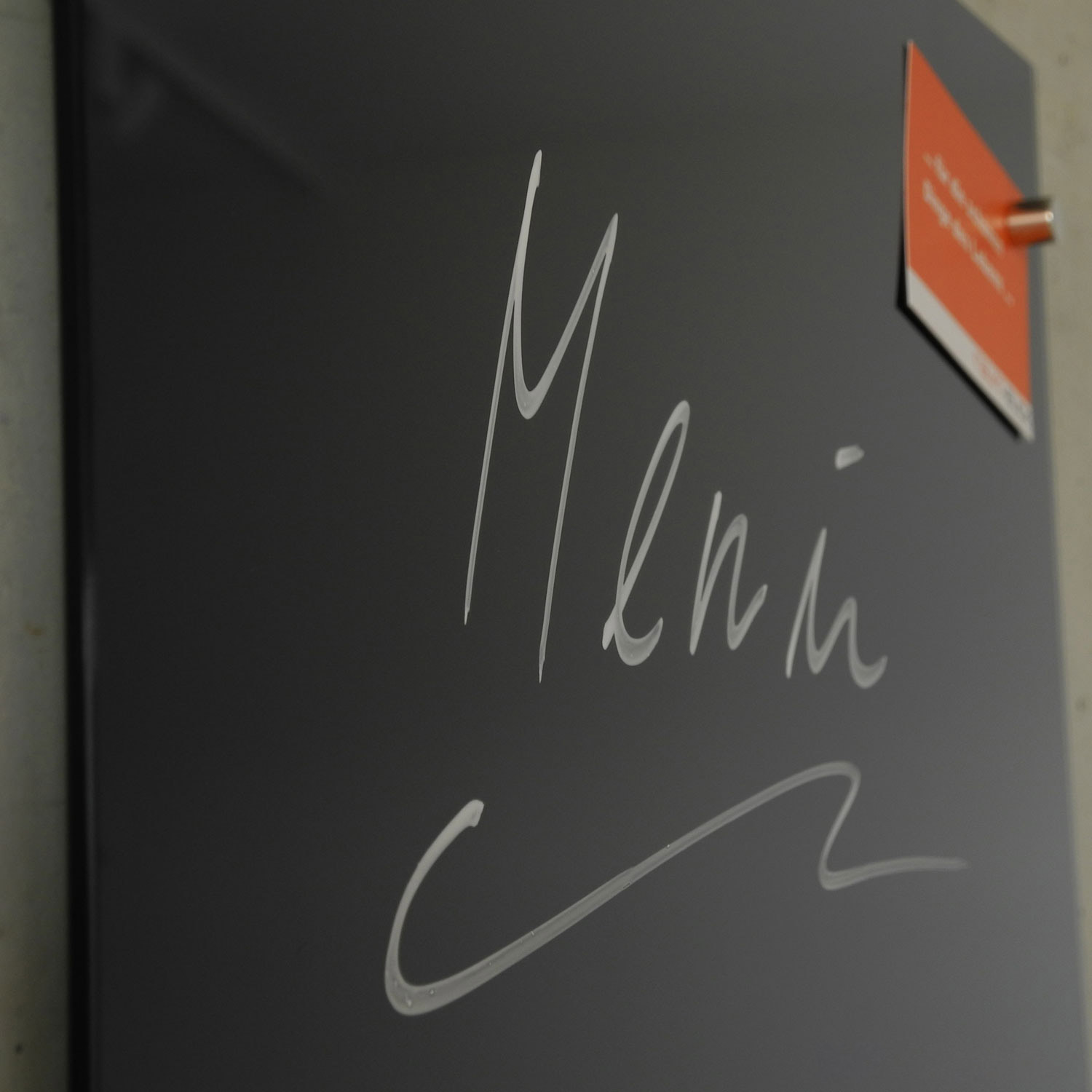 raum blick glas magnetboard 60x40 schwarz 4 17458